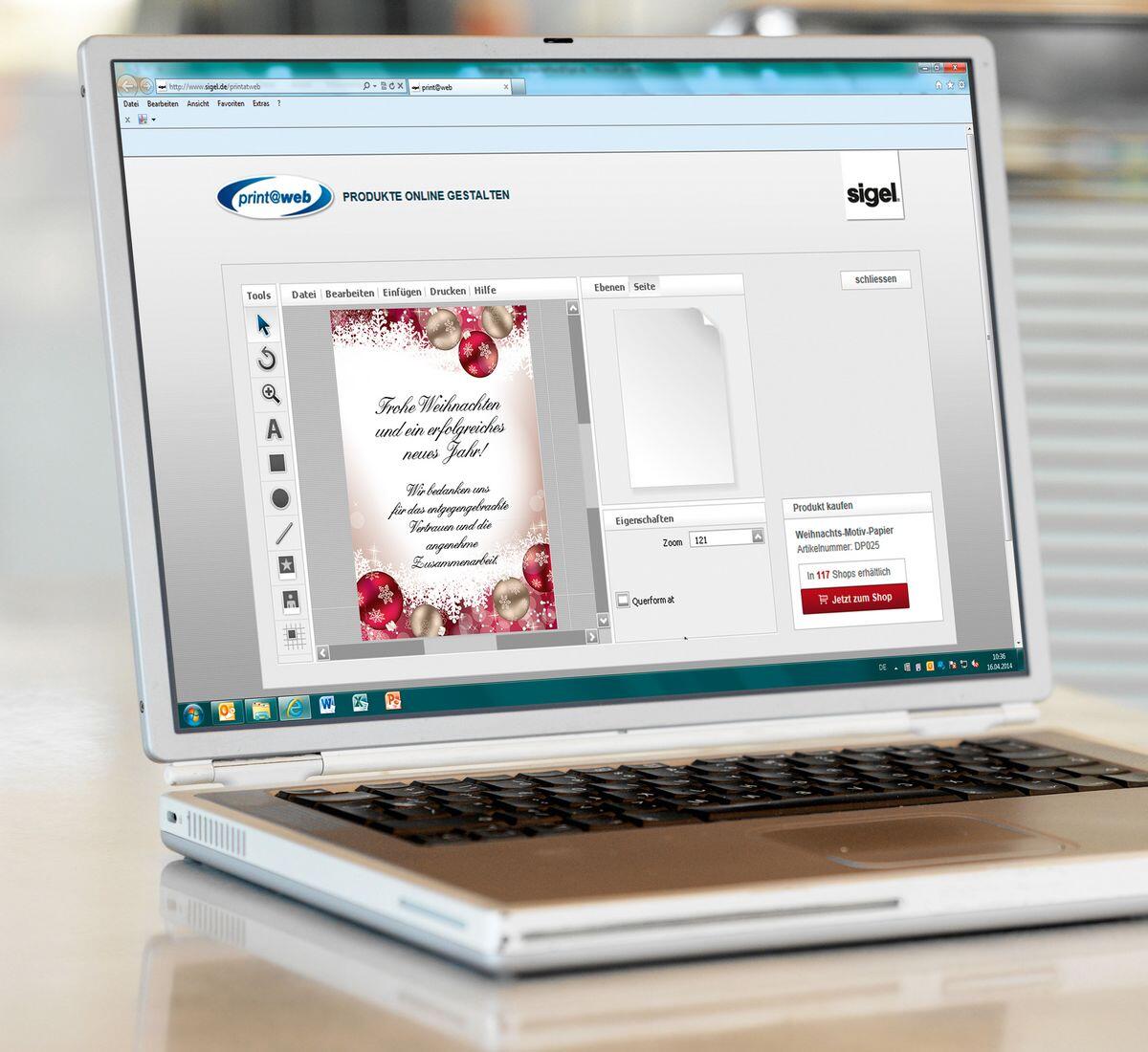 SIGEL Weihnachtsbriefpapier DIN A4 90 g/m²