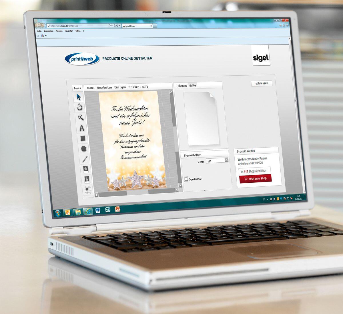 SIGEL Weihnachtsbriefpapier DIN A4 90 g/m²