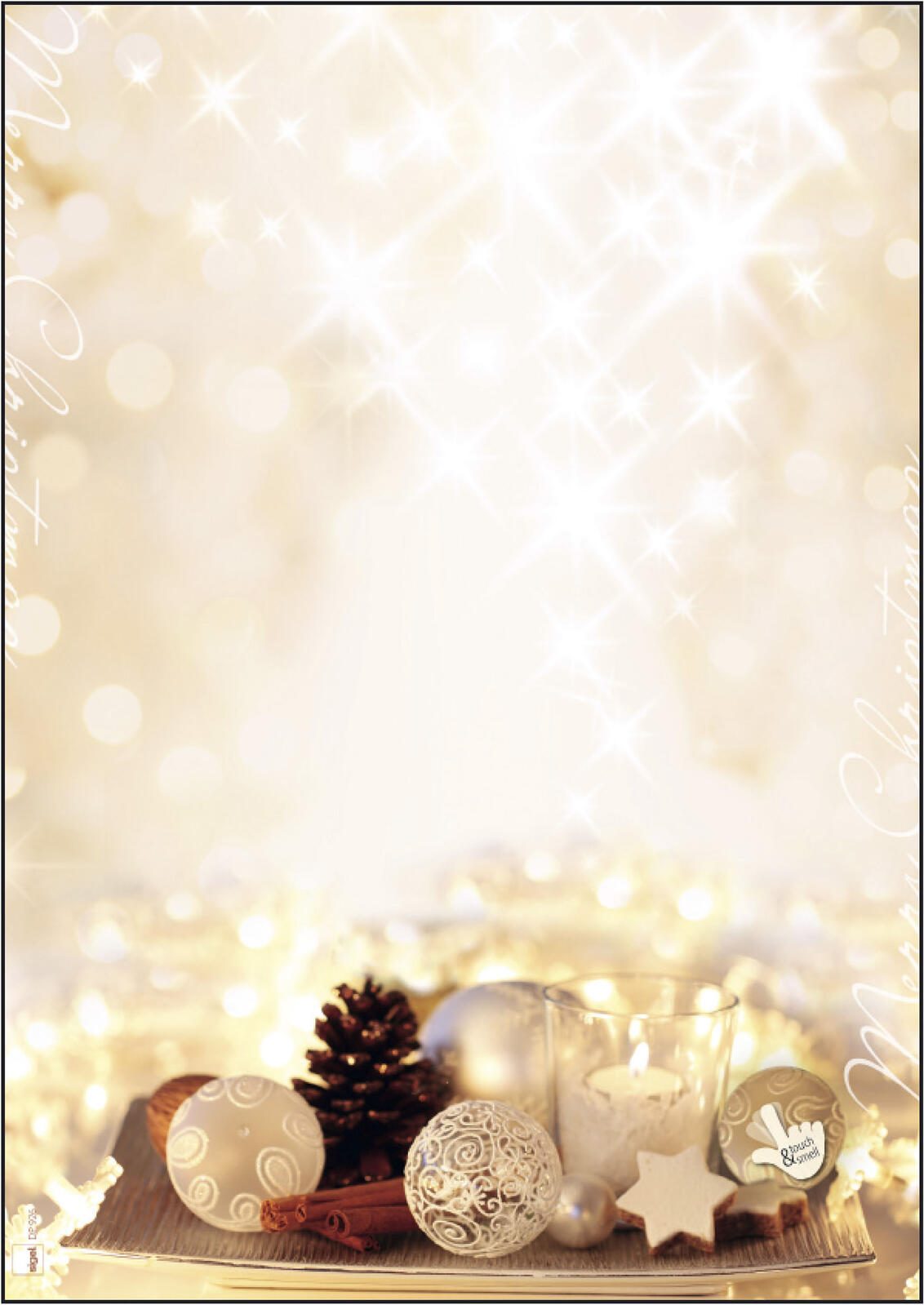 SIGEL Weihnachtsbriefpapier DIN A4 90 g/m²