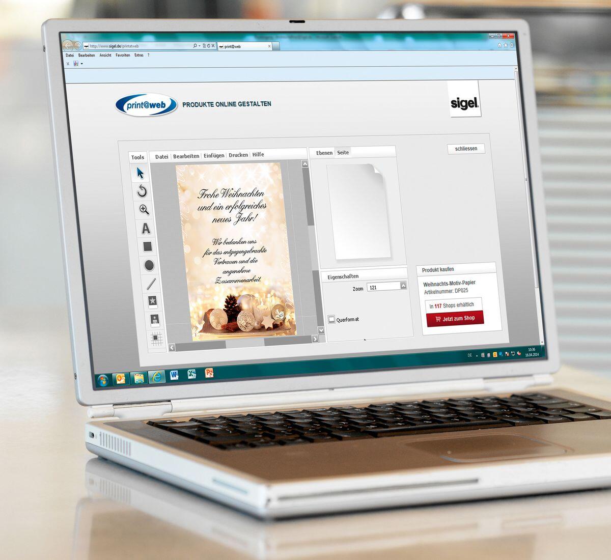 SIGEL Weihnachtsbriefpapier DIN A4 90 g/m²