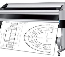 dots Plotterpapier CAD 914mm x 50m 90 g/m²  1 Pack = 3 Rollen