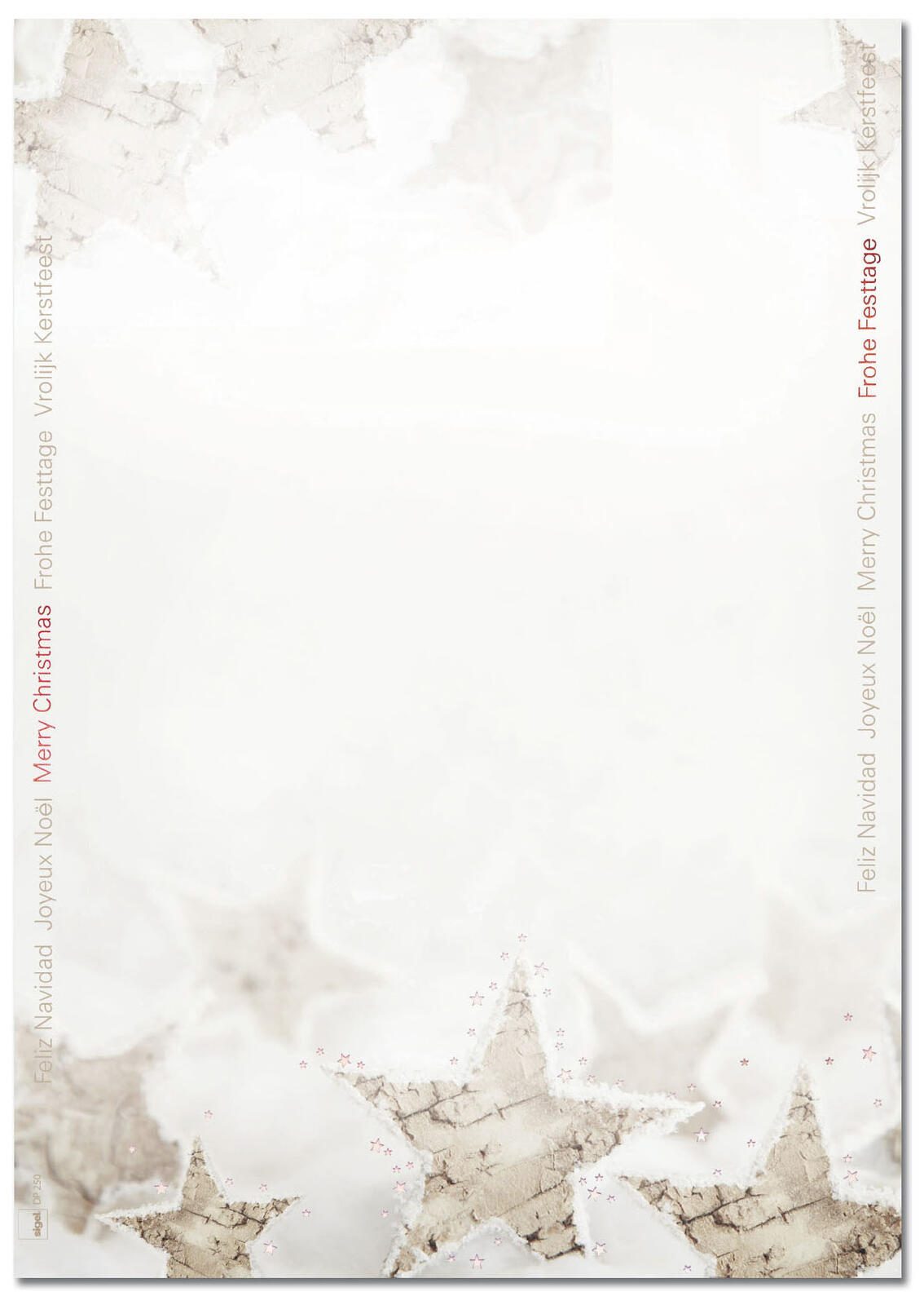 SIGEL Weihnachtsbriefpapier DIN A4 90 g/m²