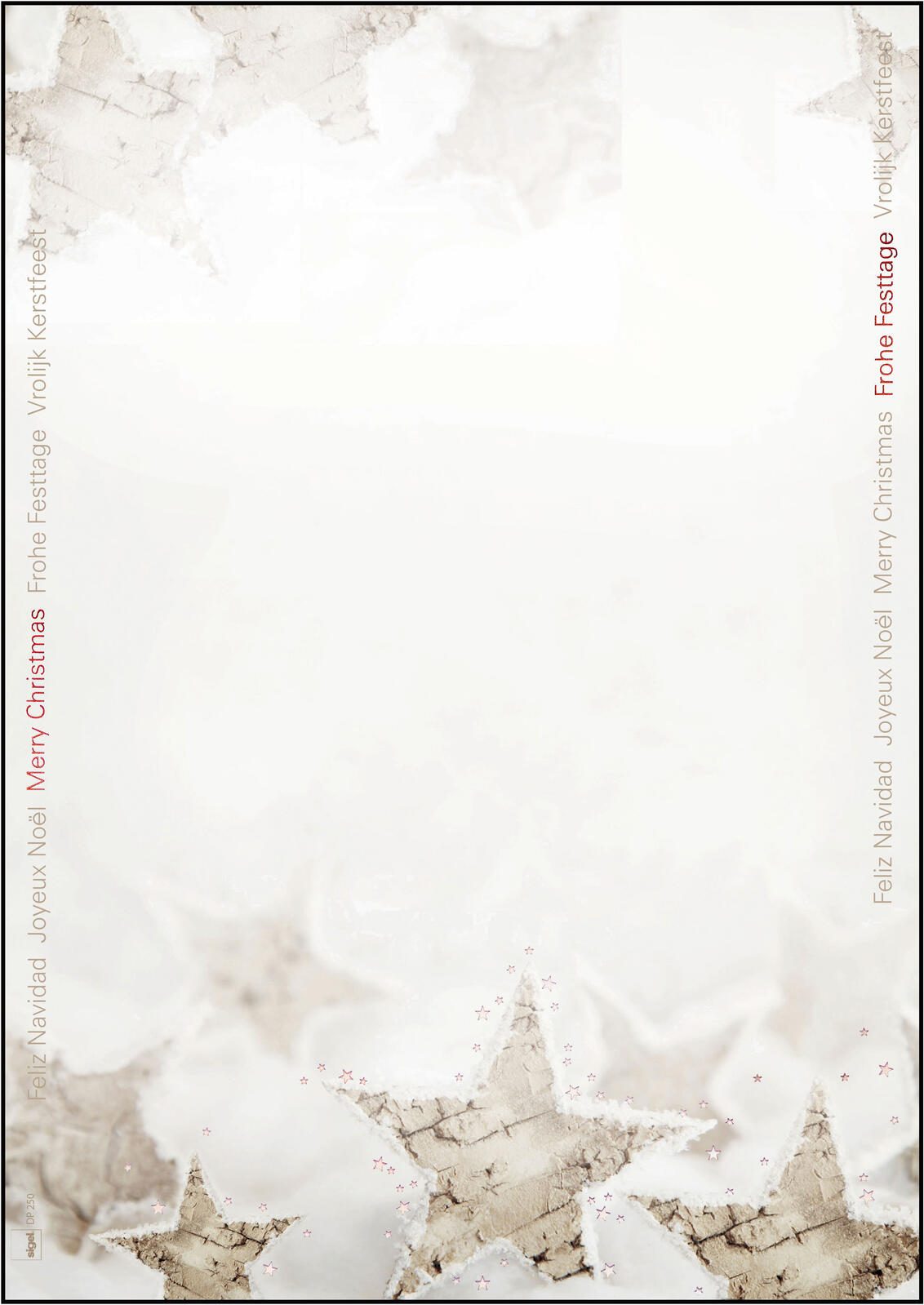 SIGEL Weihnachtsbriefpapier DIN A4 90 g/m²