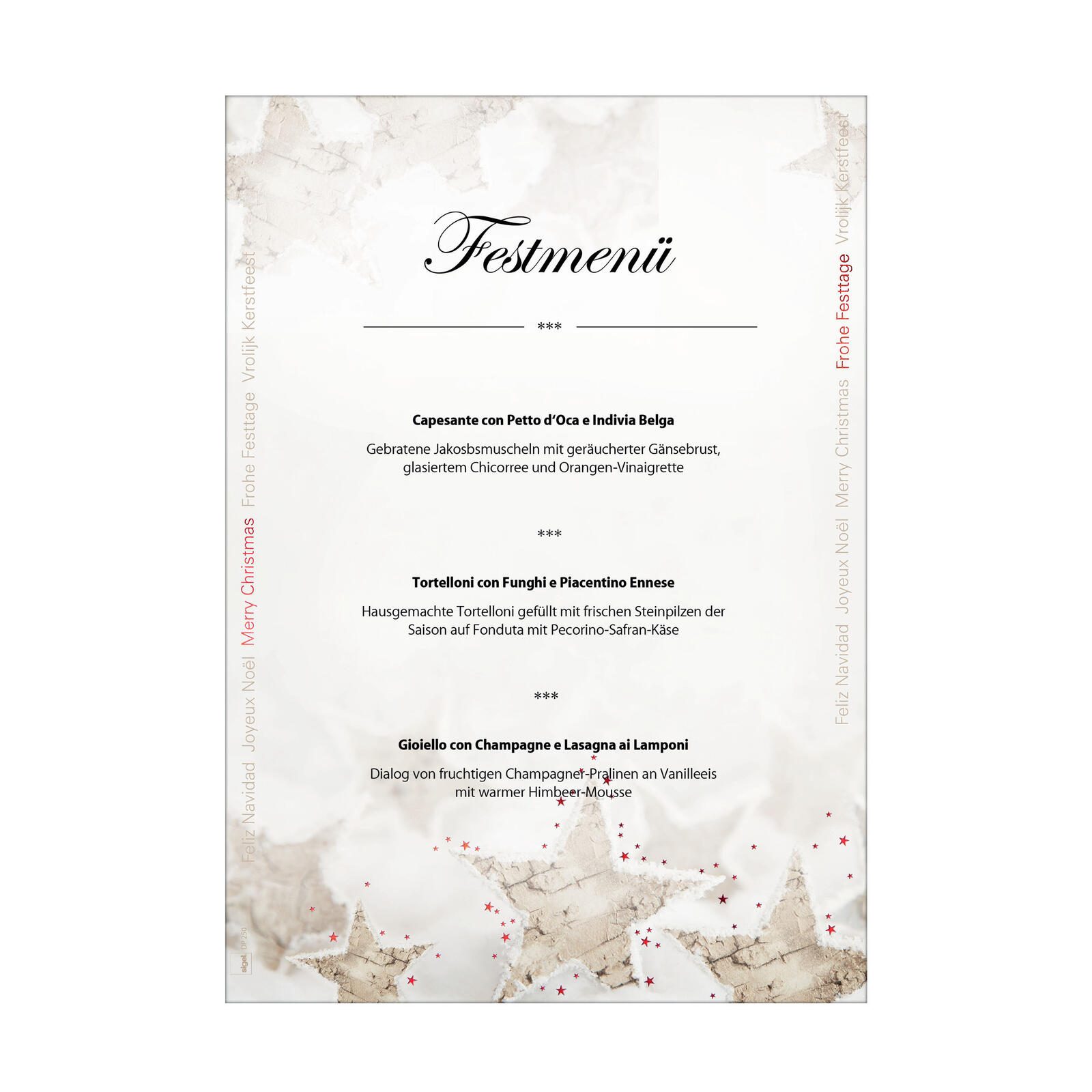 SIGEL Weihnachtsbriefpapier DIN A4 90 g/m²