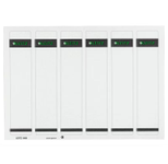 LEITZ Ordneretiketten für 5,2 cm Rückenbreite 39,0 x 192,0 mm, lichtgrau