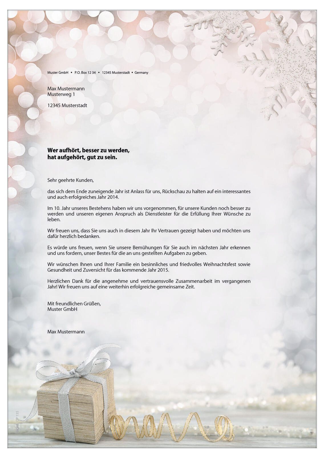 SIGEL Weihnachtsbriefpapier DIN A4 90 g/m²