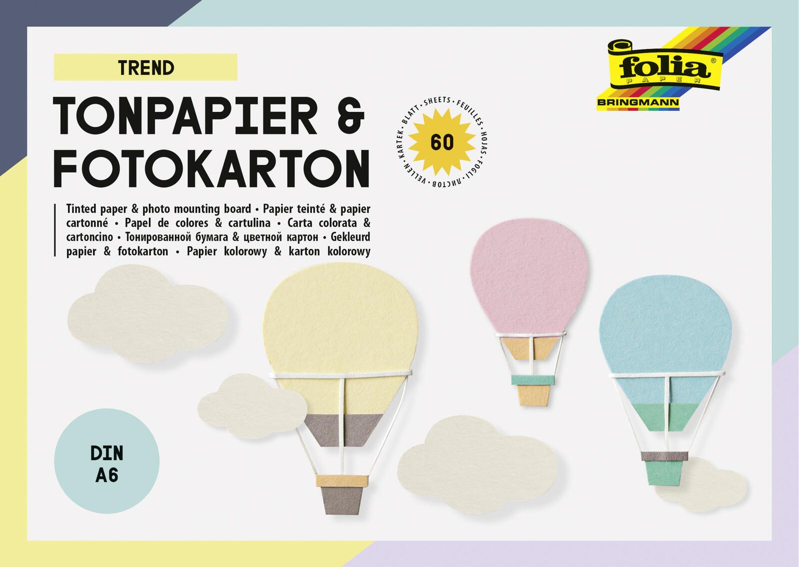 folia Tonpapier DIN A6