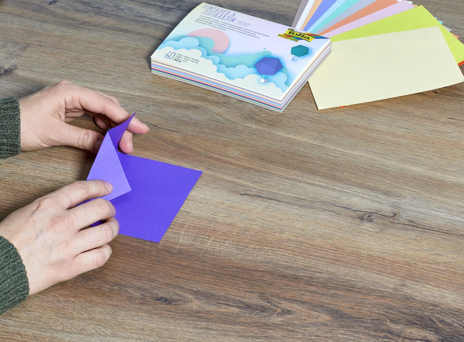 folia Tonpapier DIN A6
