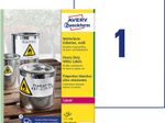 AVERY Zweckform wetterfeste Folienetiketten 210,0 x 297,0 mm