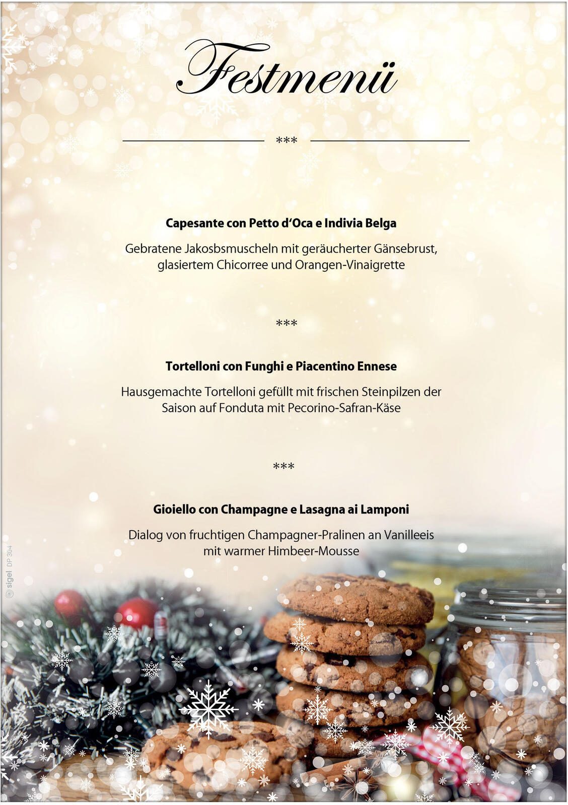 SIGEL Weihnachtsbriefpapier DIN A4 90 g/m²