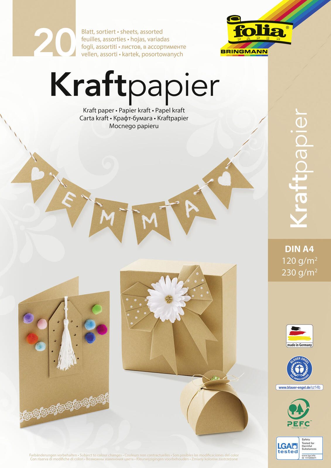 folia Tonpapier DIN A4