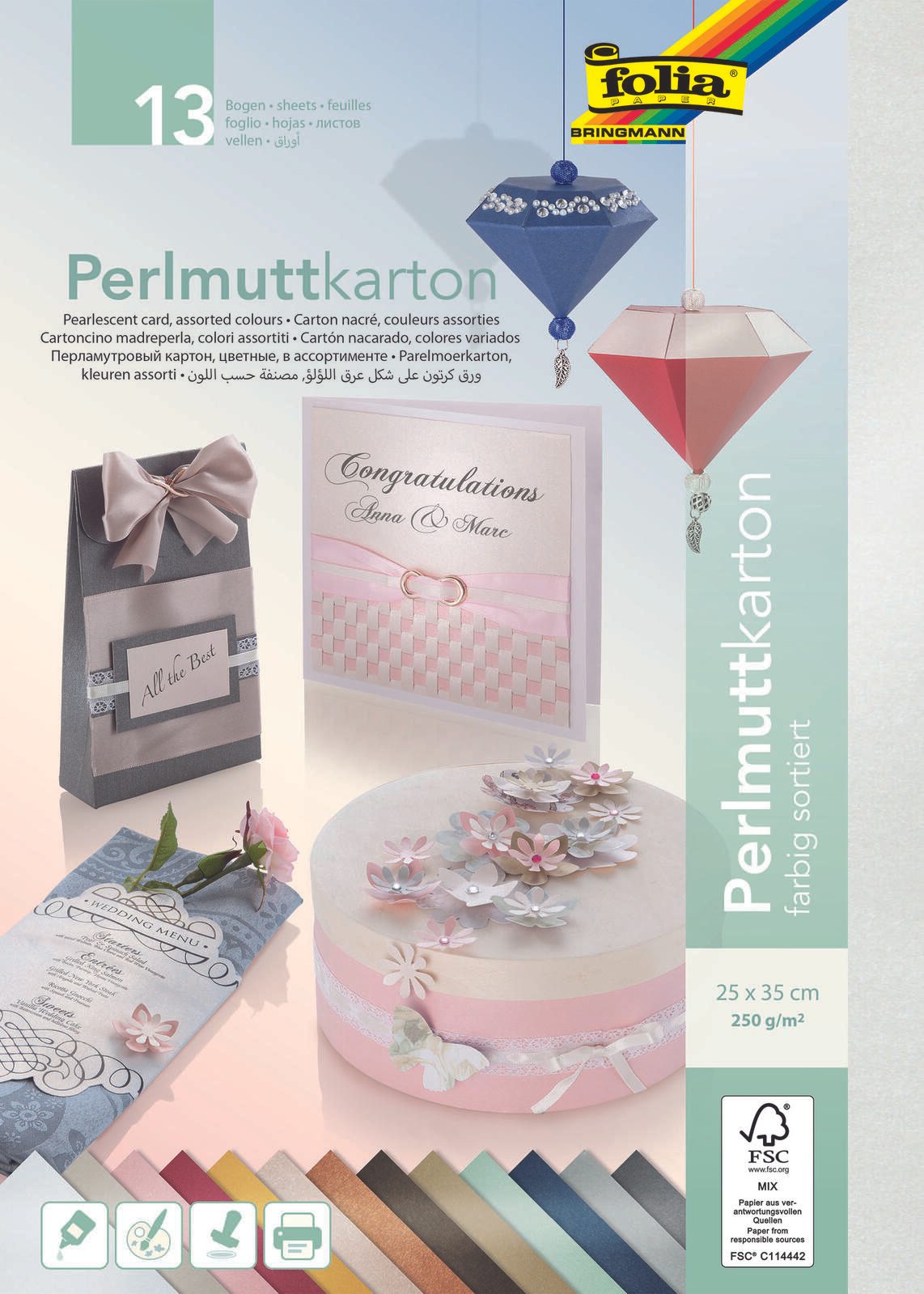 folia Tonpapier 250 g/m²