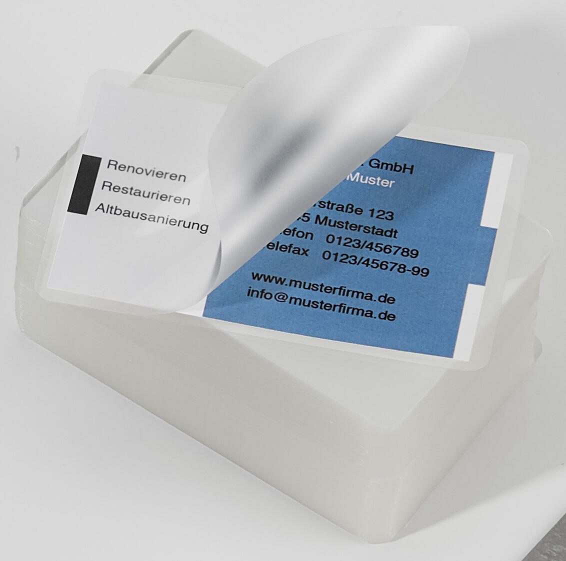 LMG Laminierfolien glänzend 6,0 x 9,0 cm  100 mikron