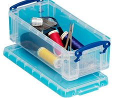 Really Useful Box Aufbewahrungsbox 0,9 l - 22,0 x 10,0 x 7,0 cm transparent
