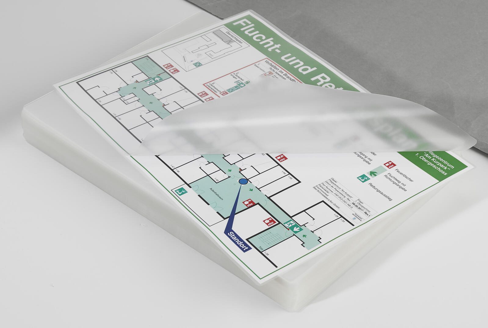 LEITZ Laminierfolien glänzend 100 mikron A3