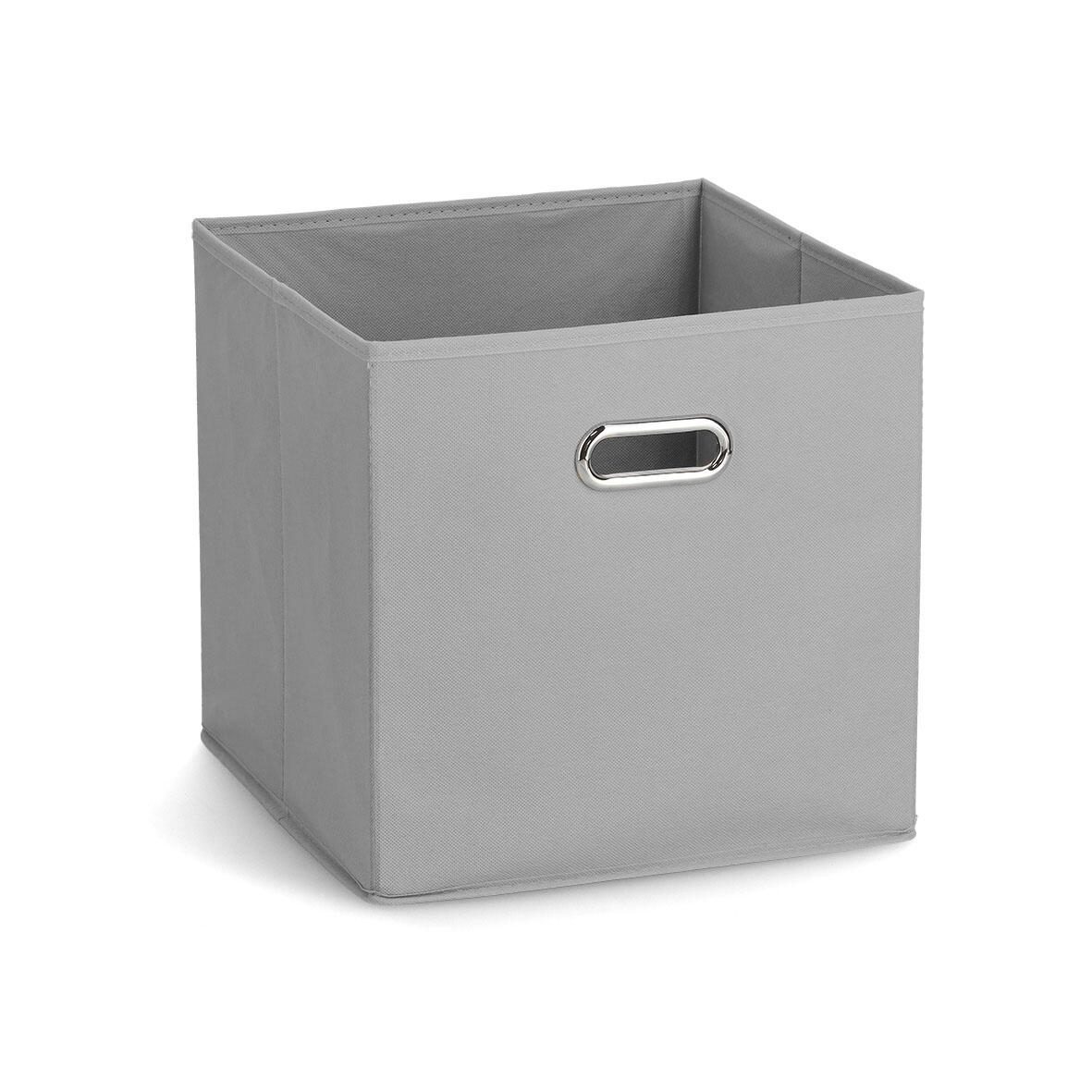 Zeller Aufbewahrungsbox 30,0 l - 32,0 x 32,0 x 32,0 cm grau