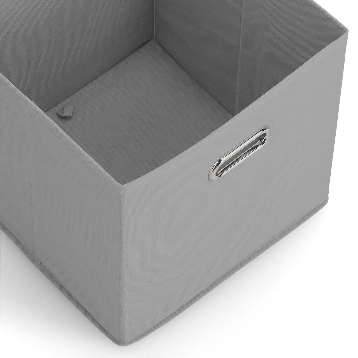Zeller Aufbewahrungsbox 30,0 l - 32,0 x 32,0 x 32,0 cm grau