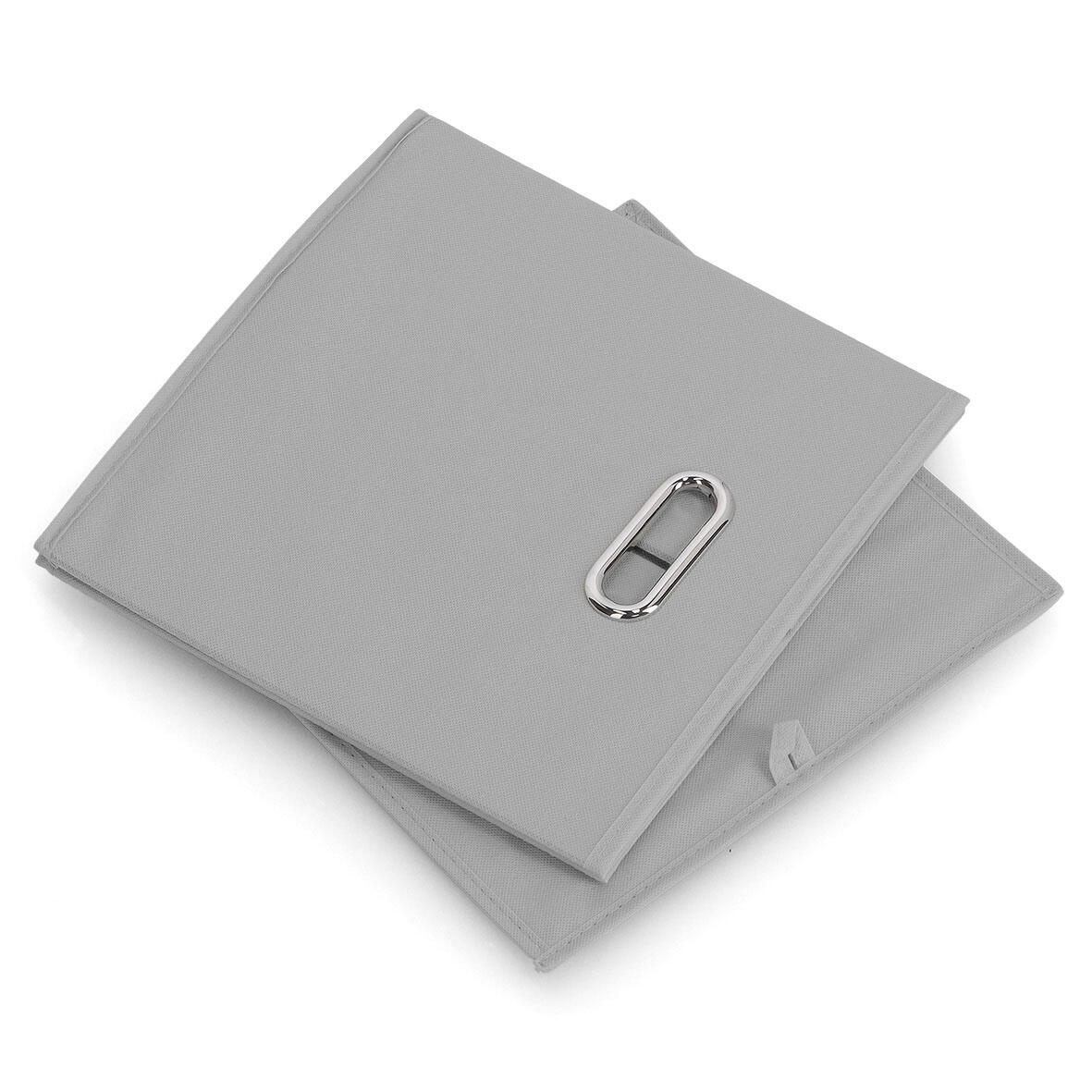Zeller Aufbewahrungsbox 30,0 l - 32,0 x 32,0 x 32,0 cm grau