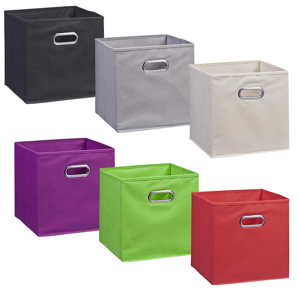 Zeller Aufbewahrungsbox 30,0 l - 32,0 x 32,0 x 32,0 cm grau