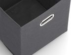 Zeller Aufbewahrungsbox 30,0 l - 32,0 x 32,0 x 32,0 cm schwarz