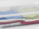 sunware® Aufbewahrungsbox 60,0 l - 50,0 x 80,0 x 20,0 cm transparent, metall
