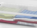 sunware® Aufbewahrungsbox 60,0 l - 50,0 x 80,0 x 20,0 cm transparent, metall