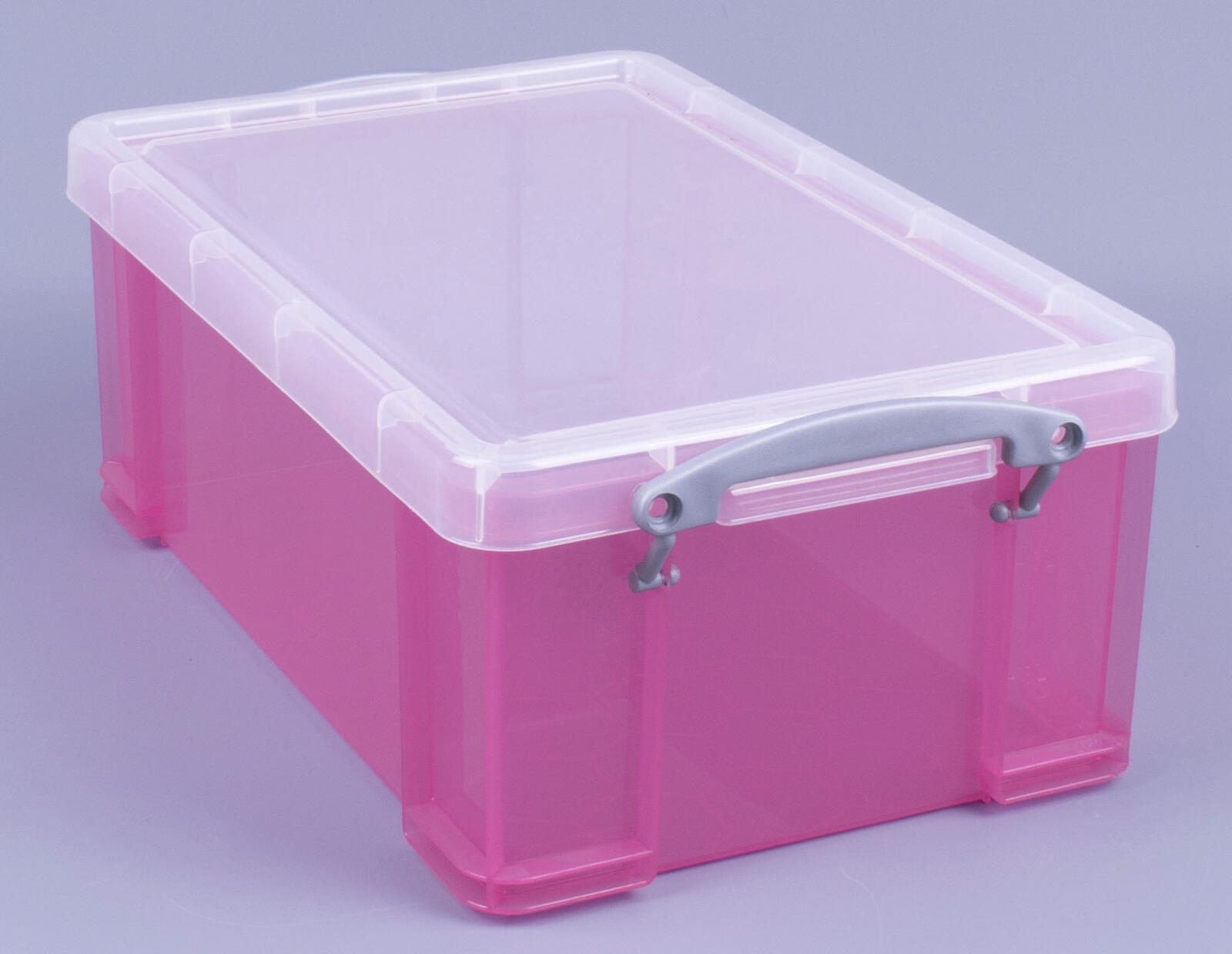 Really Useful Box Aufbewahrungsbox 9,0 l - 39,5 x 25,5 x 15,5 cm transparent, pink