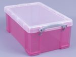 Really Useful Box Aufbewahrungsbox 9,0 l - 39,5 x 25,5 x 15,5 cm transparent, pink