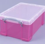 Really Useful Box Aufbewahrungsbox 9,0 l - 39,5 x 25,5 x 15,5 cm transparent, pink