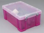 Really Useful Box Aufbewahrungsbox 9,0 l - 39,5 x 25,5 x 15,5 cm transparent, pink