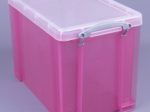 Really Useful Box Aufbewahrungsbox 19,0 l - 39,5 x 25,5 x 29,0 cm transparent, pink