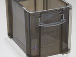 Really Useful Box Aufbewahrungsbox 19,0 l - 39,5 x 25,5 x 29,0 cm transparent, grau