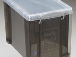 Really Useful Box Aufbewahrungsbox 19,0 l - 39,5 x 25,5 x 29,0 cm transparent, grau