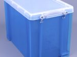 Really Useful Box Aufbewahrungsbox 19,0 l - 39,5 x 25,5 x 29,0 cm transparent, blau