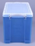 Really Useful Box Aufbewahrungsbox 19,0 l - 39,5 x 25,5 x 29,0 cm transparent, blau
