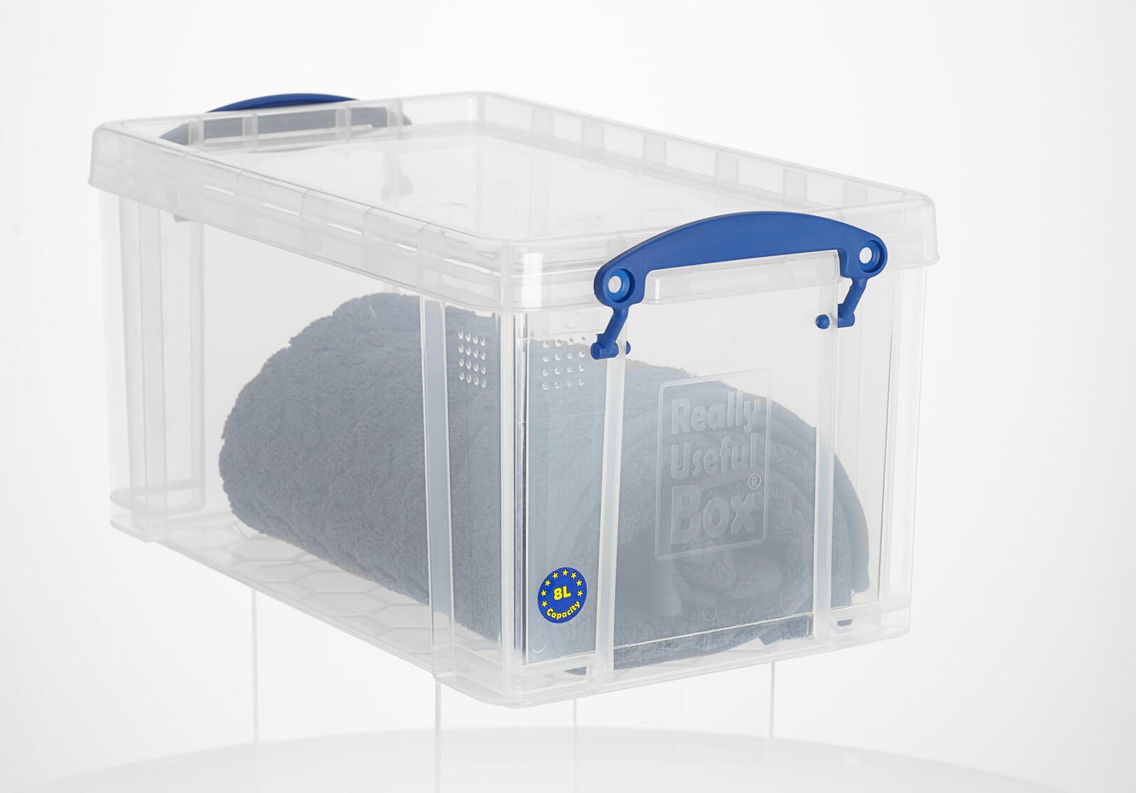 Really Useful Box Aufbewahrungsbox 8,0 l - 34,0 x 20,0 x 17,5 cm transparent