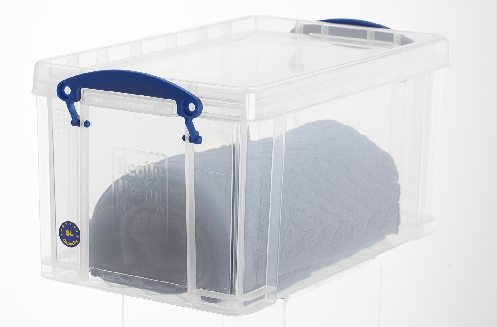 Really Useful Box Aufbewahrungsbox 8,0 l - 34,0 x 20,0 x 17,5 cm transparent