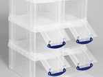 Really Useful Box Aufbewahrungsbox 8,0 l - 34,0 x 20,0 x 17,5 cm transparent