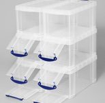 Really Useful Box Aufbewahrungsbox 8,0 l - 34,0 x 20,0 x 17,5 cm transparent