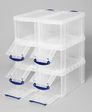 Really Useful Box Aufbewahrungsbox 8,0 l - 34,0 x 20,0 x 17,5 cm transparent