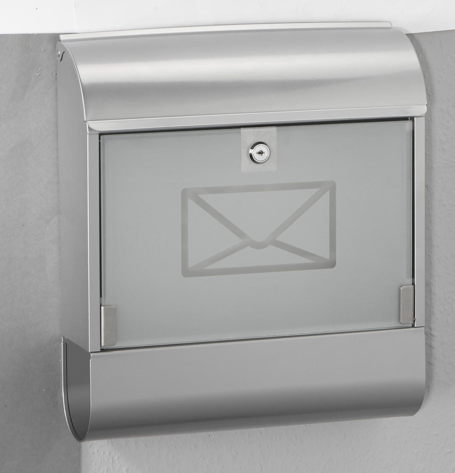 ALCO Briefkasten 8608 silber
