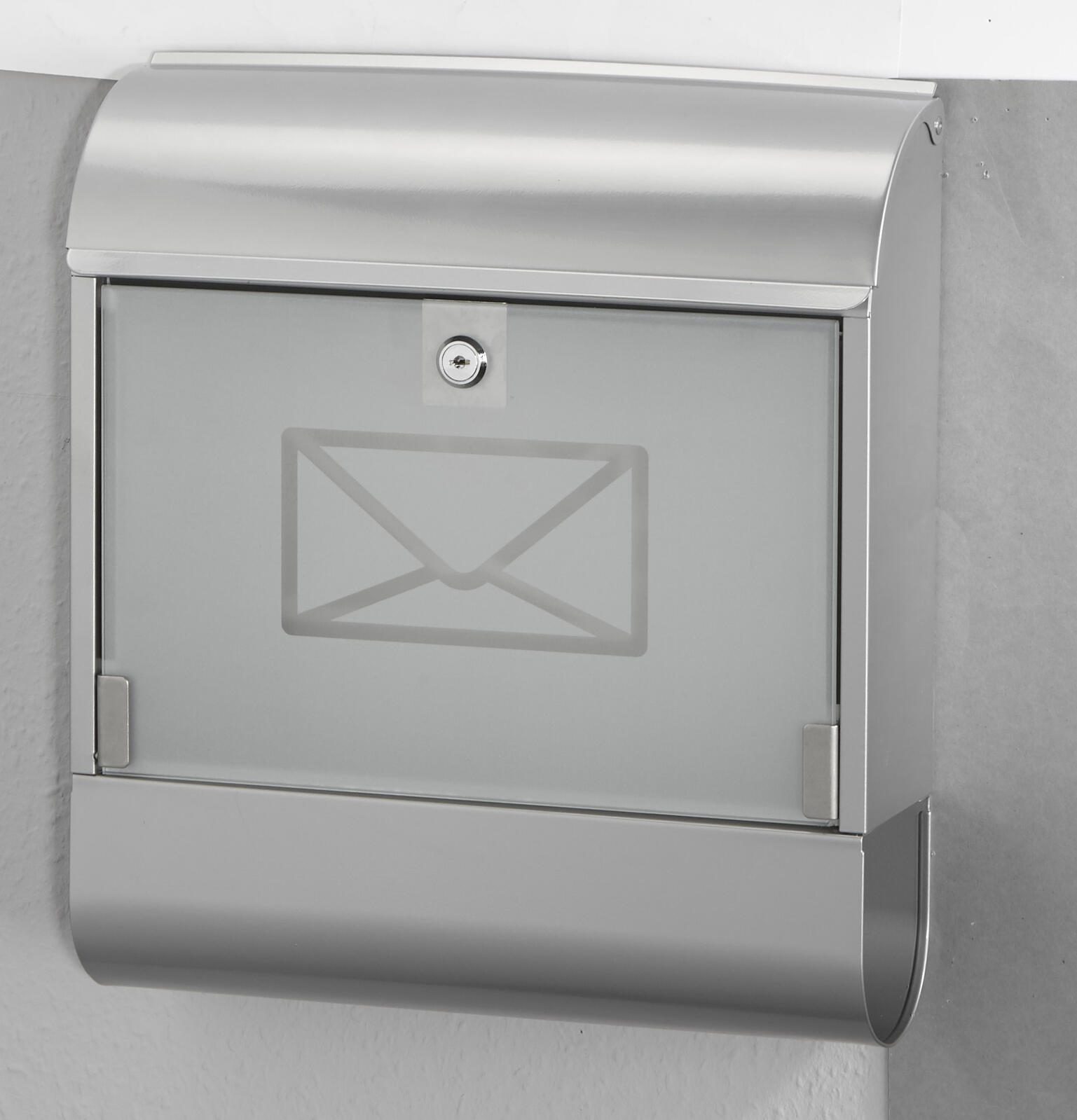 ALCO Briefkasten 8608 silber