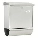 BURG WÄCHTER Briefkasten Comfort - Set 32680 silber