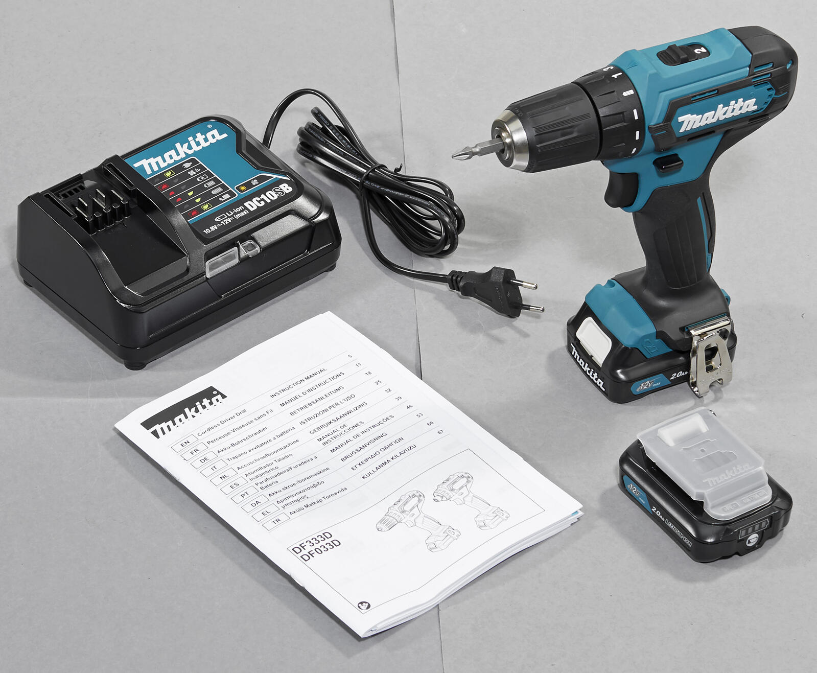 makita Akku-Bohrschrauber-Set DF333DSAE
