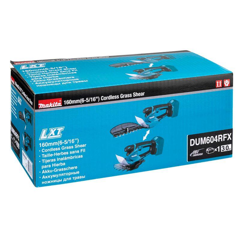 makita DUM604RFX Akku-Strauch- und Grasschere 18,0 V, mit 1 Akku