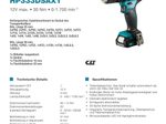 makita Akku-Schlagbohrschrauber-Set HP333DSAX1