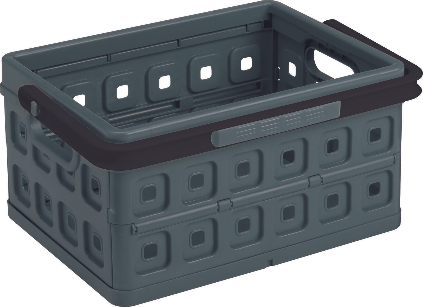 helit Klappbox the flap-line 24,0 l - 44,0 x 31,5 x 21,0 cm anthrazit