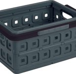 helit Klappbox the flap-line 24,0 l - 44,0 x 31,5 x 21,0 cm anthrazit
