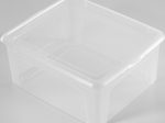 flink & sauber Aufbewahrungsbox 17,0 l - 40,0 x 35,0 x 17,0 cm transparent