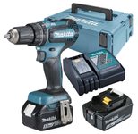 makita Akku-Schlagbohrschrauber-Set DHP485RTJ